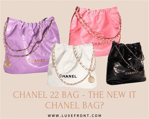 chanel 22 it bag|chanel 22 bag collections.